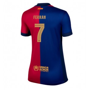 Barcelona Ferran Torres #7 Hemmatröja Kvinnor 2024-25 Kortärmad